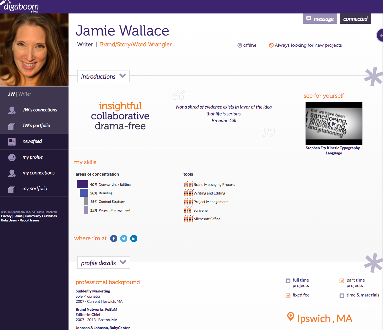 Jamie Wallace Profile